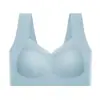 Ropa interior sin marcas para mujer Pecho pequeño Recogido Fino Sin aros de acero Fijo Sin copa vacía Expansión exterior Ropa interior antigravedad Anticaída