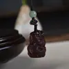 Pendente Zodiacal de Jacarandá Pingente para Celular Pendente de Bolsa Animal Cartoon Pingente Escultura em Madeira Artesanato Ornamentos Cênicos