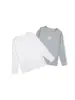 Camiseta Casual Larga de Encaje con Cuello Redondo Holgada Heyhenry para Mujer 2026 Primavera y Otoño Ropa Interior Casual Estilo Coreano Top
