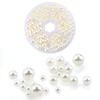 Venta caliente transfronteriza set de joyería diy de 6 rejillas Perla multi-tamaño no poroso Magia de Sirena Perla arte de uñas accesorios para ropa
