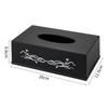 Caja de Pañuelos Hogar Sala de Estar Caja de Almacenamiento de Pañuelos Caja de Pañuelos de Hotel Logotipo Imprimible Hotel Comercial Caja de Pañuelos de Papel Cuadrada