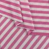 Tecido Jacquard de Malha Texturizada Bicolor com Listra Larga em Padrão de Onda para Camisetas, Blusas, Vestidos, Mistura de Poliéster e Elastano