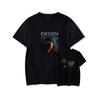 Camiseta de manga corta de verano con estilo suelto para parejas, de Emineem, cantante de rap y hip hop, estilo hip hop callejero.