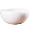 Jingdezhen Cerámica Blanca Pura Acuario de Escritorio Bonsái Maceta Pequeña Cerámica de Alta Temperatura Tarro para Encurtidos Cuenco Pequeño para Lavar Té Cuenco para Lavar Plumas