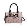 Bolso de Mano Rosa de Verano Tipo Almohada Bolso de Mujer 2025 Nuevo Bolso Cruzado de Alto Gama Estilo Ballet