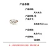 Novo Anel de Cobra Pequeno Estilo Chinês para Vinagre para Mulheres, Prata Brilhante Luxuosa, Luxo Leve, Acessório de Nicho de Alta Qualidade para o Ano do Coelho