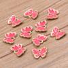 10 Colores 10*13mm Accesorios para Joyería DIY de Aleación KC Oro Mariposa con Aceite Goteando Colgante Charm de Animal
