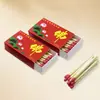 Adecuado para Cerillas con el Personaje "Fu" y "Buda" para Encender Incienso, Quema de Incienso Tradicional Estilo Antiguo, Encendido Seguro de Incienso, Cerillas Domésticas, Cerillas Móviles de Alta Gama