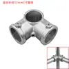 Conector Redondo para Tubo de Acero 6 Aleación de Aluminio 4 1 Tubo Redondo Tubo de Hierro Perchero Estructura sin Soldadura Sujetador