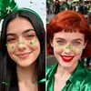Producto Nuevo Transfronterizo St. Pegatinas de Tatuaje de Pecas del Día de San Patricio Trébol Irlandés Fiesta Maquillaje Temporal Pegatinas para la Cara