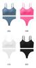 Conjunto de Lingerie Sem Costura Sling Beauty Back Anti-Exposição Push up Conjunto Sutiã Yoga Corrida Esportes Conjunto Colete