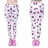 Calças de comprimento até o tornozelo com estampa de listras e padrão de mandala, cintura alta, esportivas, ioga, leggings de tamanho grande, leggings femininas, comércio exterior