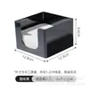 Caja de Pañuelos Cuadrada Casual Caja de Pañuelos Cuadrada para Restaurante Occidental Caja de Pañuelos Faciales Cuadrada para Tienda de Carnes Caja de Servilletas