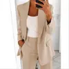 Aliexpress Wish Amazon Otoño 2024 Nuevo Moda Europea y Americana Solapa Delgado Cárdigan Elegante Chaqueta de Traje para Mujer