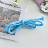 Bestseller transfronterizo 1M collar de mascota colorido cuerda trenzada, collar tejido a mano multicolor lindo para gato y perro pequeño