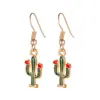 Pendientes populares de frutas de verano Piña Manzana Pendientes de planta suculenta Pendientes pequeños de frutas frescas Lote mixto de pendientes