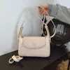 Otoño e Invierno 2025 Nuevo Bolso Casual de Color Sólido Simple para Otoño Bolso de Hombro Cruzado Bolso Elegante de Nicho de Alto Valor