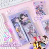 Bolsa com Zíper Kpop Conjunto de Papelaria Original Menina Caçadora de Demônios Mercadoria para Fãs Papelaria Prática Presente para Estudante Lembrança