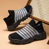 Zapatillas Tejidas Transpirables Transfronterizas, Zapatos sin Cordones, Zapatos Casuales de Playa Modernos y Cómodos, Zapatos Acuáticos, Zapatos de Natación Transpirables