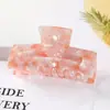 Novo Estilo Coreano Prendedor de Rabo de Cavalo Acessórios de Cabelo Celebridade da Internet Pinça Versátil de Ácido Acético Feminina Garra de Cabelo Elegante de Comércio Exterior da Amazon