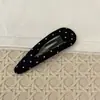 Pinza Triangular para el Cabello de Tela de Lunares Estilo Coreano y Japonés, Pinza de Alta Gama para Fijar el Cabello Suelto, Pinza Lateral para el Cabello, Nuevo Modelo 2026