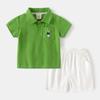 Conjunto de Verano para Niños 2026 Nuevo Estilo Conjunto de Dos Piezas para Niños de Manga Corta y Shorts Conjunto de Polo para Bebé Venta al por Mayor