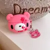 Adequado para capa protetora Little Bear AirPods 4, capa de fone de ouvido Pro 3, protege fones de ouvido Bluetooth sem fio Apple de 4ª geração