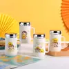 Copo de água espelhado criativo com tampa caneca logo impresso xícara de cerâmica loja de dez reais utilidades domésticas para presentear pequenos presentes
