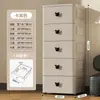 Armario de almacenamiento engrosado con cajones, mesita de noche para bebé, armario para niños, armario de almacenamiento multicapa para sala de estar del hogar