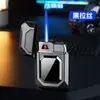 Artefato Descompressor Magnético Personalizado de Alto Padrão Altamente Reciclável Isqueiro Inflável Chama Azul à Prova de Vento Presente Atacado Transfronteiriço