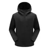 Jaqueta Soft Shell Elástica para Homens e Mulheres, Casaco com Capuz Resistente ao Vento e ao Desgaste para Uso ao Ar Livre, Roupa de Equipe, Roupa de Trabalho, Personalizável com Logo