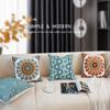 Toalla bordado bordado sala de estar sofá almohada casa de familia posada cama almohada mirador cojín lumbar oficina venta al por mayor