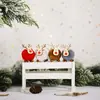 Decoraciones para Árbol de Navidad Colgantes de Ciervo de Fieltro Colgantes Creativos Nuevos de Alce Colgante para Árbol de Navidad Regalos