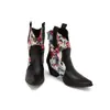 Botas de Mujer Talla 35-48 de Venta Transfronteriza Extra Grandes, Botines de Caña Baja, Botas de Cuero para Mujer Estilo Europeo y Americano Otoño e Invierno, Botines de Tacón Alto con Punta Afilada para Mujer