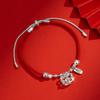 Collar de Cadena para Clavícula con Forma de Corazón, Nuevo Estilo de Lujo Ligero de Nicho, Cadena Popular en Línea, Accesorio de Cadena para Cuello de Instagram, Cadena para Suéter