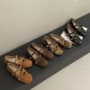 Zapatos Retro Redondos con Plataforma Interior Estilo Francés para Mujer 2025 Otoño Nuevos Zapatos de Ballet Mary Jane con Estampado de Leopardo para Mujer
