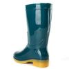 Processamento de impressão OEM personalizada mais LOGO botas de chuva de cano médio Mulheres 612 botas de chuva de proteção do trabalho de cano médio sapatos de água à prova de três sapatos de borracha