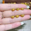 Nuevas Cuentas Espaciadoras Doradas Accesorios Accesorios para Joyería DIY Cuentas Espaciadoras para Pulseras Cuerda Trenzada Colgante Accesorios Creativos