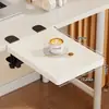 Placa de extensão de mesa para sala de jogos, mesa de computador com prateleira de armazenamento estendida e alargada, suporte para teclado e mouse, suporte para laptop