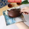 Paño de té multifuncional de gamuza al por mayor, Tendencia nacional, Estilo antiguo, Creativo para el hogar, Engrosado, Absorbente de agua, Paño de té pintado de alta gama, Paño de té