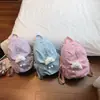 Mochila nueva para mujer para viajar, mochila escolar ligera para niñas, estudiantes universitarios, diseño único, estilo niche ins, mochila ligera de color sólido