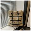 Verano Nuevo Bolso Tejido Bolso de Hombro Casual para Mujer Bolso de Mano Elegante Nicho Trendy Bolso Tote de Moda