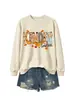Jardín de infantes Amazon eBay moda europea versátil mujer retro otoño e invierno nueva sudadera