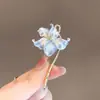 Temperamento Japonés y Coreano Sentido Avanzado Nenúfares Broche Ajustando Artístico Cheongsam Anti-deslizamiento Pin de Luz Flor Tridimensional Accesorios para Traje