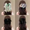 Presilha Elegante e Luxuosa para Rabo de Cavalo Feminino 2026 Novo Modelo Presilha de Cabelo de Alta Qualidade Presilha Garra Laço Francês Vintage Acessório de Cabelo