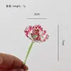 Flores de Vidro em Miniatura, Flores Artificiais Feitas à Mão de Vidro Zibo, Decorações de Buquê para o Dia das Mães, Enfeites para Mesa de Escritório