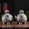 Par de Adornos Creativos de Elefante de Cerámica para la Riqueza, Decoraciones para el Hogar, Sala de Estar, Gabinete de Vino, Porche, Escritorio de Oficina