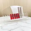 Delineador Líquido Acrílico, Bolígrafo Delineador, Soporte para Labiales, Exhibidor de Esencia Brillante para Salón de Belleza, Soporte de Exhibición Transparente para Mini Perfumes