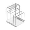 Porta cuchillos de acero inoxidable 304 para cocina con bandeja de drenaje, estante de almacenamiento para tabla de cortar y cuchillos domésticos de encimera con compartimento para palillos