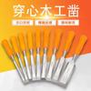 Cincel para madera con mango de plástico naranja cincel para madera de acero de alto carbono K-L1 cincel plano oblicuo cuchillo para carpintería